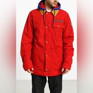 BURTON DUNMORE Men’s Insulated Snowboard Jacket Color: Flame Scarlet Size: S